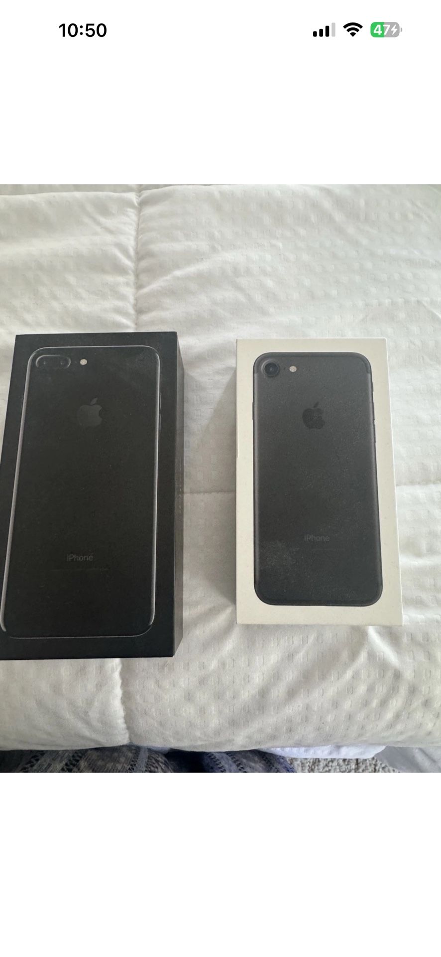 Lot Of 2 iPhone 7 And 7 Plus Box Only.   Phone Not Inc 