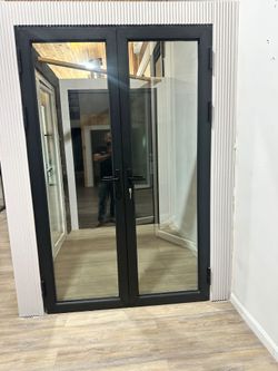 Aluminum french door 62.5 * 96