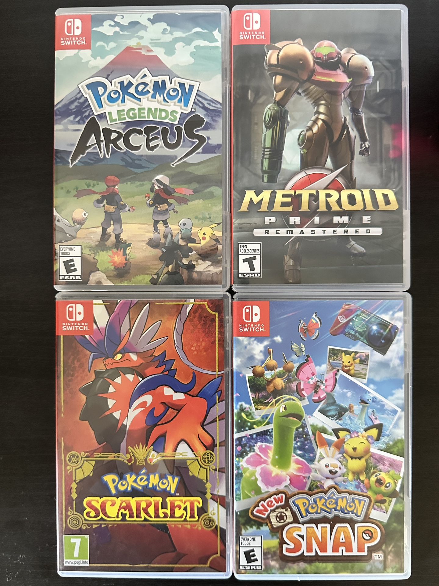 Nintendo Switch Pokémon And Metroid Games
