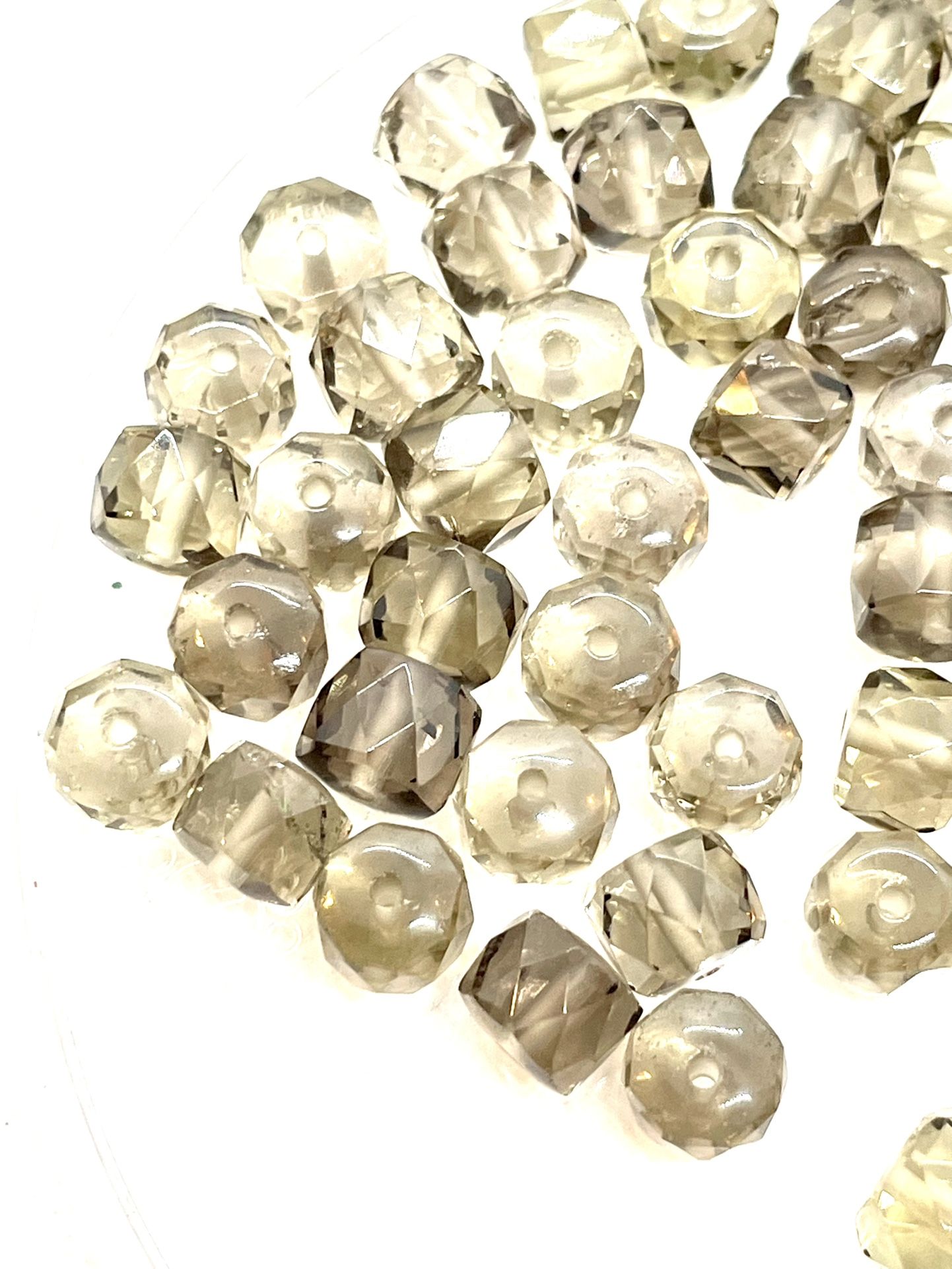 Lot Of Smoky Topaz Beads