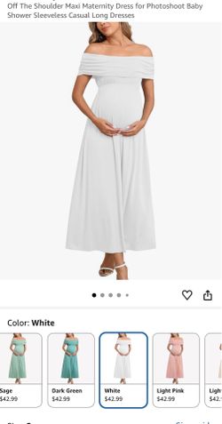 Maternity maxi dress