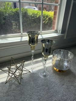 FREE Home decor candles And vases