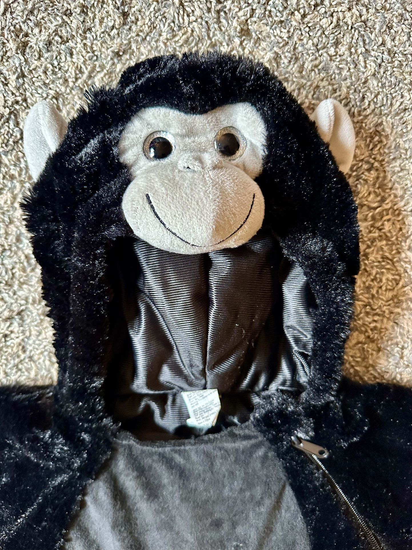 Monkey/Gorilla Costume 18-24 Months