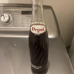 Pepsi Cola Vintage Bottle, Never Opened