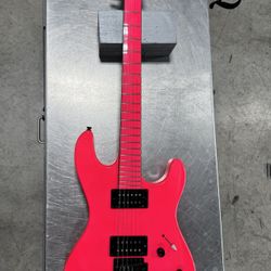 Dean Custom Zone Electric Guitar Fluorescent Pink