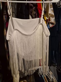 Xl fringe crop top