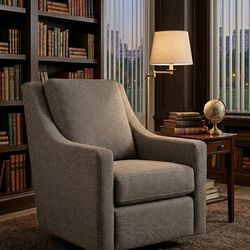 FlexSteel Large Premium Legacy Swivel Chair 