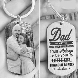Family Love Handmade Stainless Steel Keychain