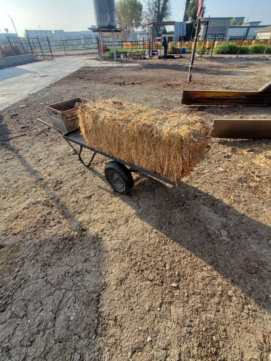 Utility Cart Hay Wagon Wheelbarrow