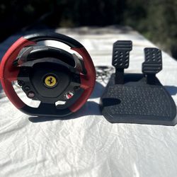 Ferrari racing steering wheel