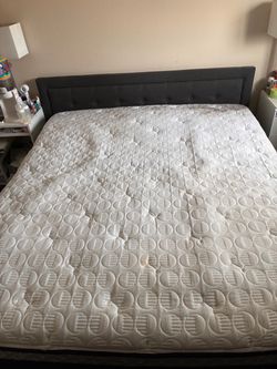 California king mattress and bed frame