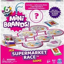 NEW Supermarket Race Game by Mini Brands, Collectible Fun Gift at a Great Price!