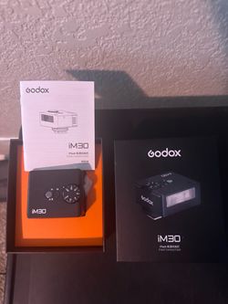 Godox im30 mini flash light power $5 new