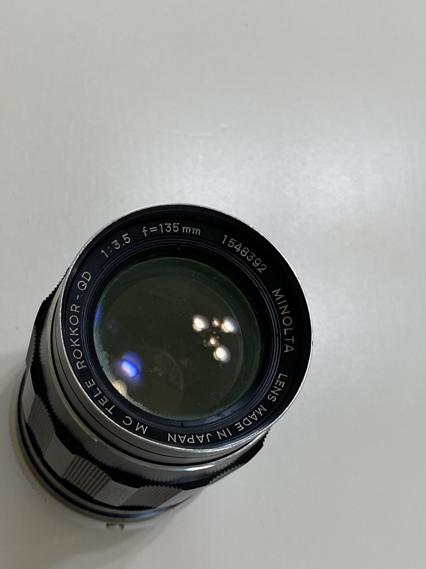 Minolta MC Tele Rokkor-QD 1:3.5 135mm Lens