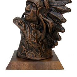 Native American Chief Statue