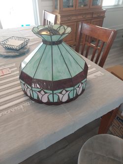 Stain Glass Light Fixture