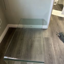 Thick Glass Coffee Table 