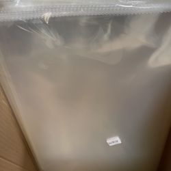 20x24” 100 pcs Crystal Clear Poly Bags Cellophane Large Poly Bags
