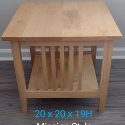 Mission Style End Table