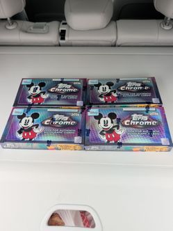 x4 2026 Topps Disney Chrome Hobby Box Sealed New