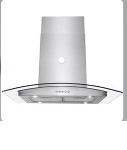 AKDY RHO300 30 Inch Island Mount Convertible Hood