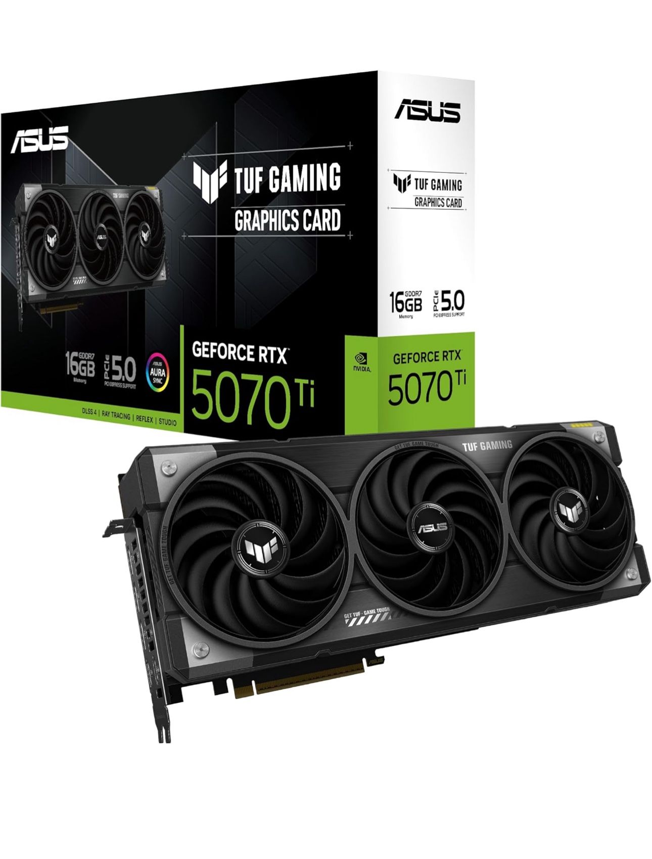ASUS TUF Gaming GeForce RTX ™ 5070 Ti 16GB GDDR7 Gaming Graphics Card
