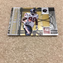 Flashy 2009 Elite Gold Andre Johnson /899- University Of Miami & Houston Texans