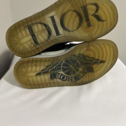 Size 7.5- Jordan 1 x Dior High Gray