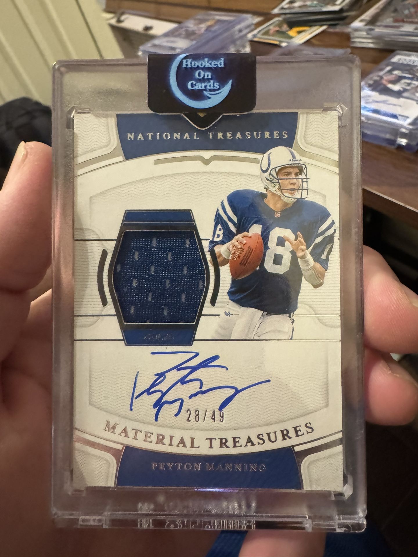 Peyton Manning National Treasures Auto /49