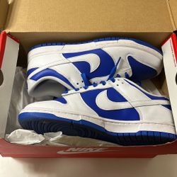 Blue And White Dunks