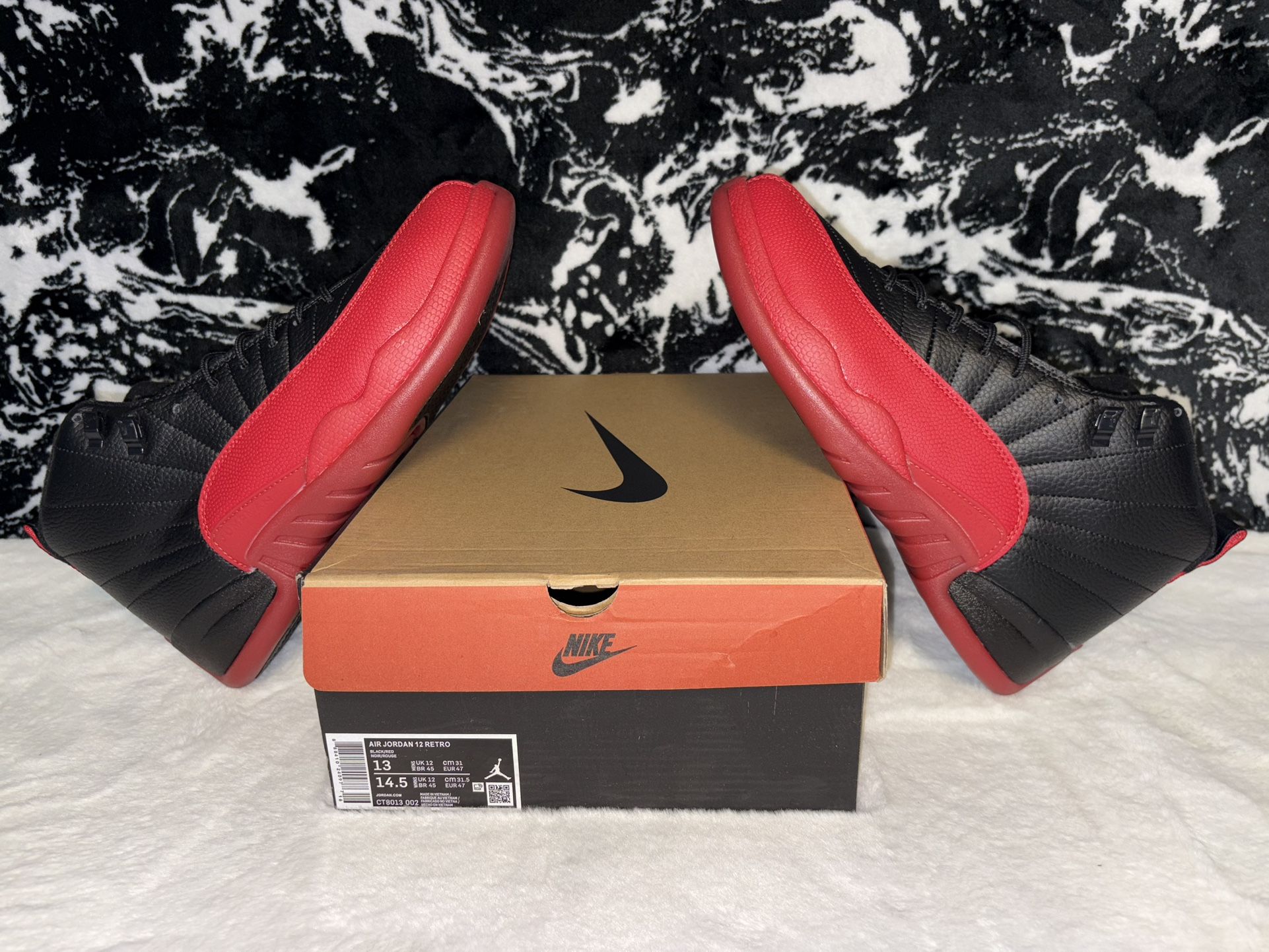 NEW Size 13 Jordan 12 Retro Flu Game CT8013-002
