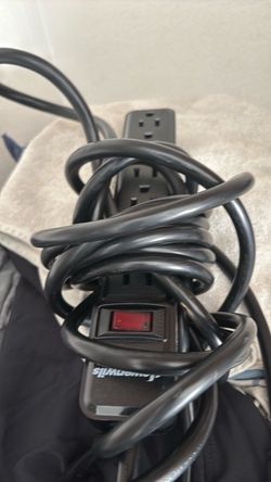Extension cord multi outlet office or home