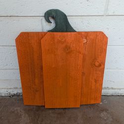 Wood Pumpkin Decor