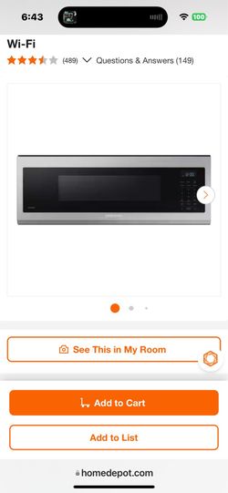 Over the oven microwave brand new