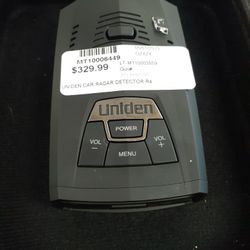 RADAR DETECTOR  UNIDEN R4