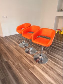 Three barstools
