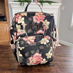 Floral Diaper Bag