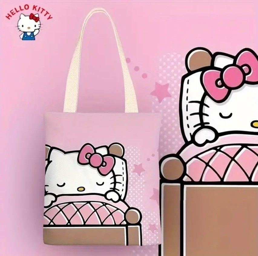Sanrio Hello Kitty Contemporary Canvas Tote Bag 