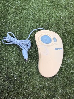 Vintage Microsoft IntelliMouse TrackBall PS/2 Serial Mouse X03-09209 Tested