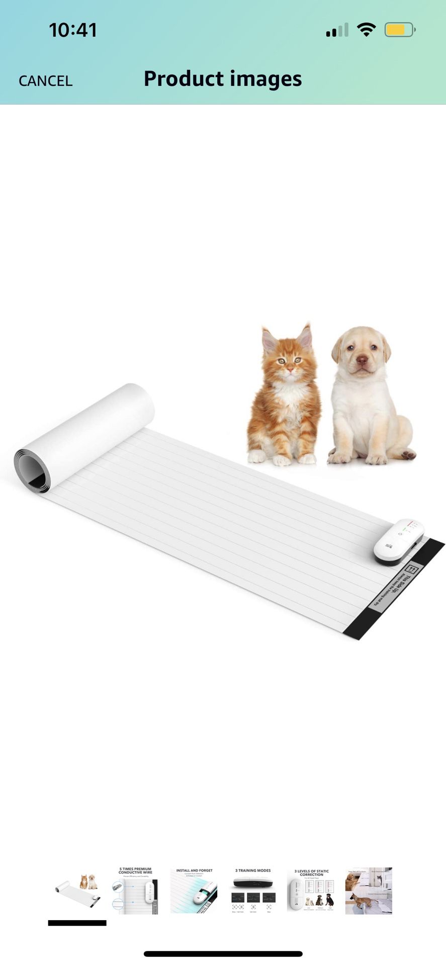 DOG CARE Pet Shock Mat Pet Training Mat for Cats Dogs 60 x 12 Inches
