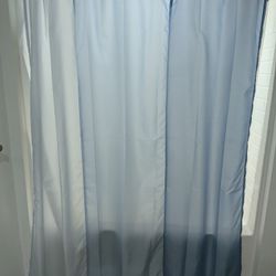 HAY Aquarelle Gradient Shower Curtain - Blue - Discontinued