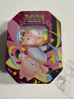 Mega Moonlit Tin Sealed - Mega Clefable ex - Pokemon TCG Cards