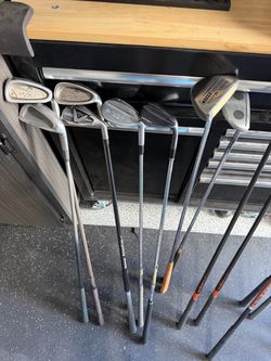 Older female golf clubs.