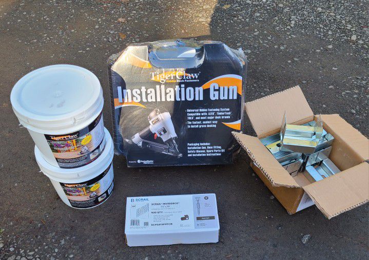 Tigerclaw pneumatic installation gun -Extras -