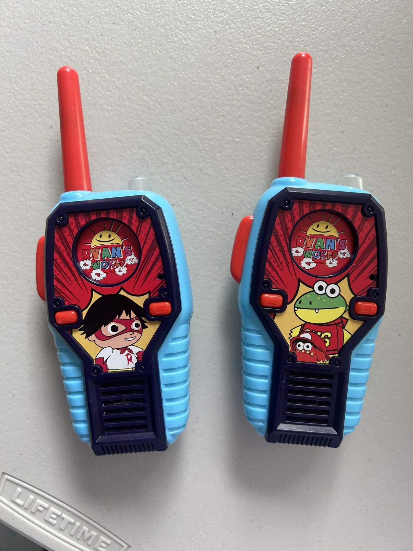 Ryans World FRS Walkie Talkies for Kids with Lights and Sounds