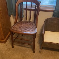 Antique Wooden Chair. 
