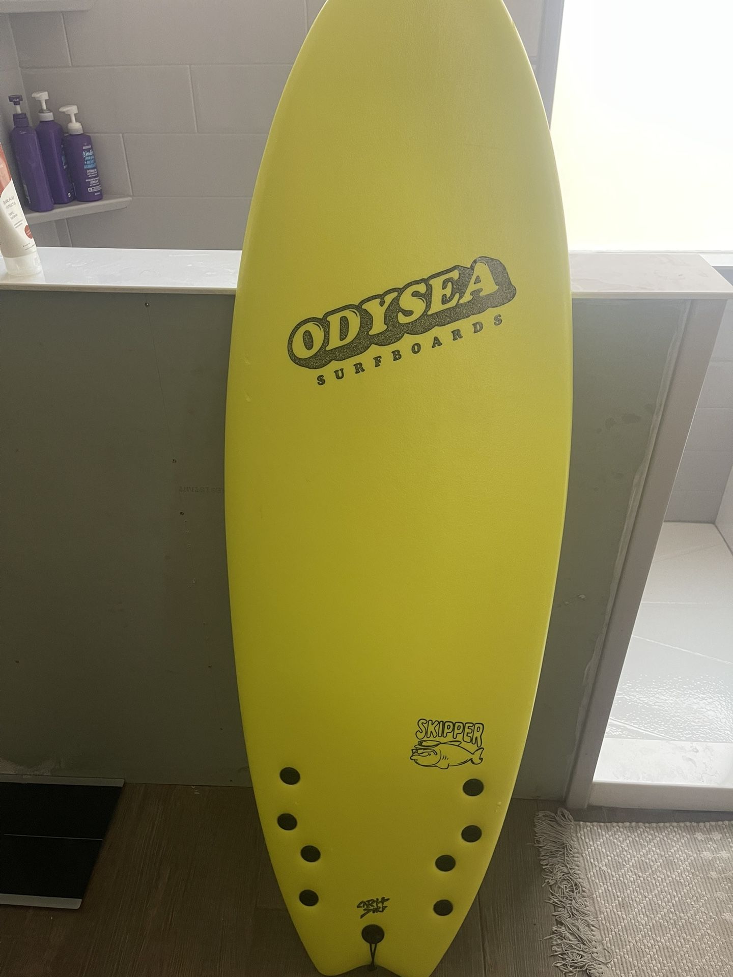 Two Odysea Skipper Foam Top Surfboard