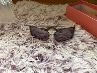 Miu Miu Rimless Cat-Eye Sunglasses