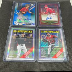 Arizona Diamondbacks Four Card Lot
