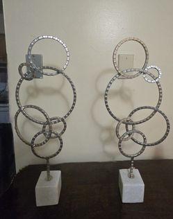 Decorative Iron On Marble Base